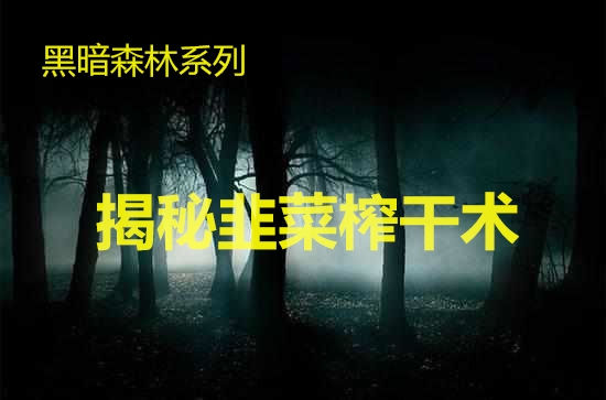 黑暗森林系列：揭秘男女通杀的韭菜榨干术